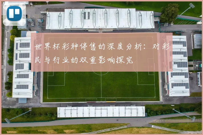 世界杯彩种停售的深度分析：对彩民与行业的双重影响探究